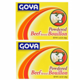 Goya Beef Powdered Bouillion 2.82 oz Pack of 2